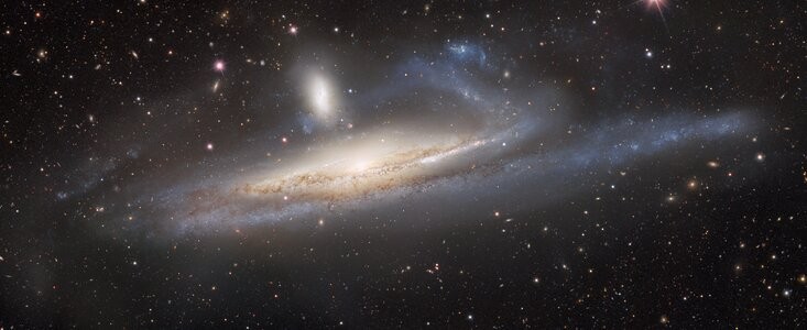 Galactic Collision Tug of War