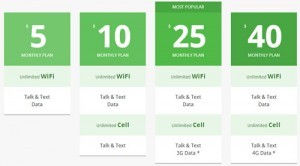 Republic Wireless pricing scheme with simplicity