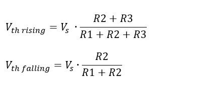 Comparator with Hysteresis Applications