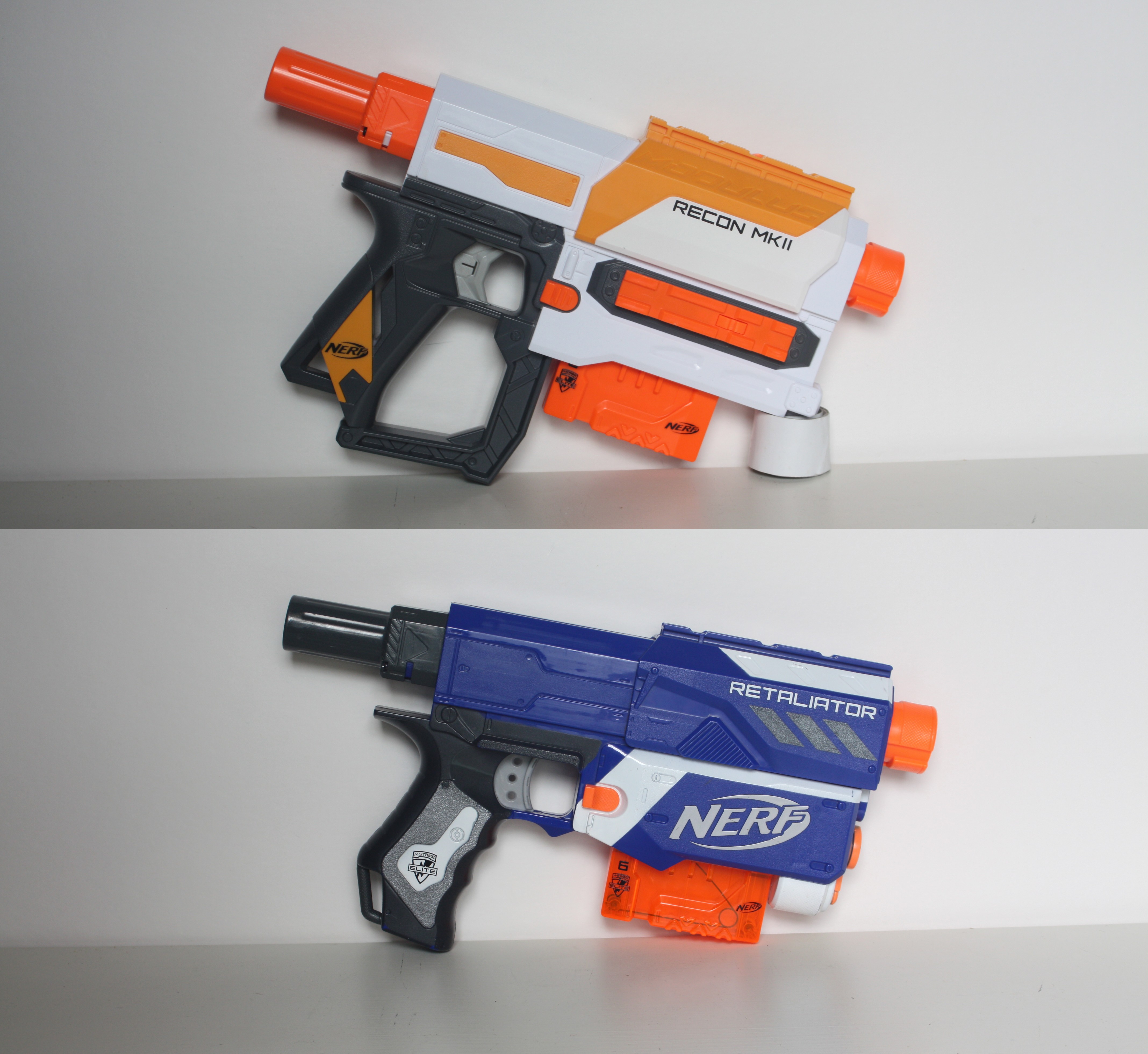 Nerf Modulus Recon MK II vs. Retaliator