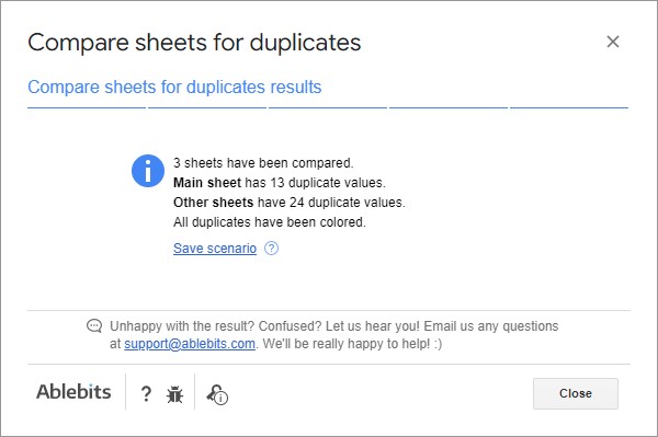 Using COUNTIF to identify duplicates in a column
