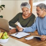 Couple reviewing annuity options for retirement planning