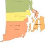 Map of Rhode Island counties