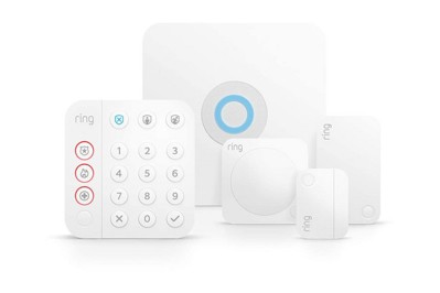 Ring Alarm (2nd Generation) security system components.