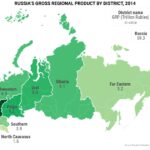 Russia GDP District Map