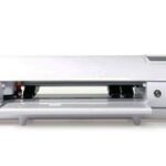 Product shot of one of the best Cricut alternatives; a white cylinder cutter craft machine