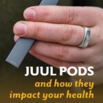 Close-up of JUUL pods