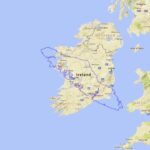 Map of Vancouver Island compared to Ireland