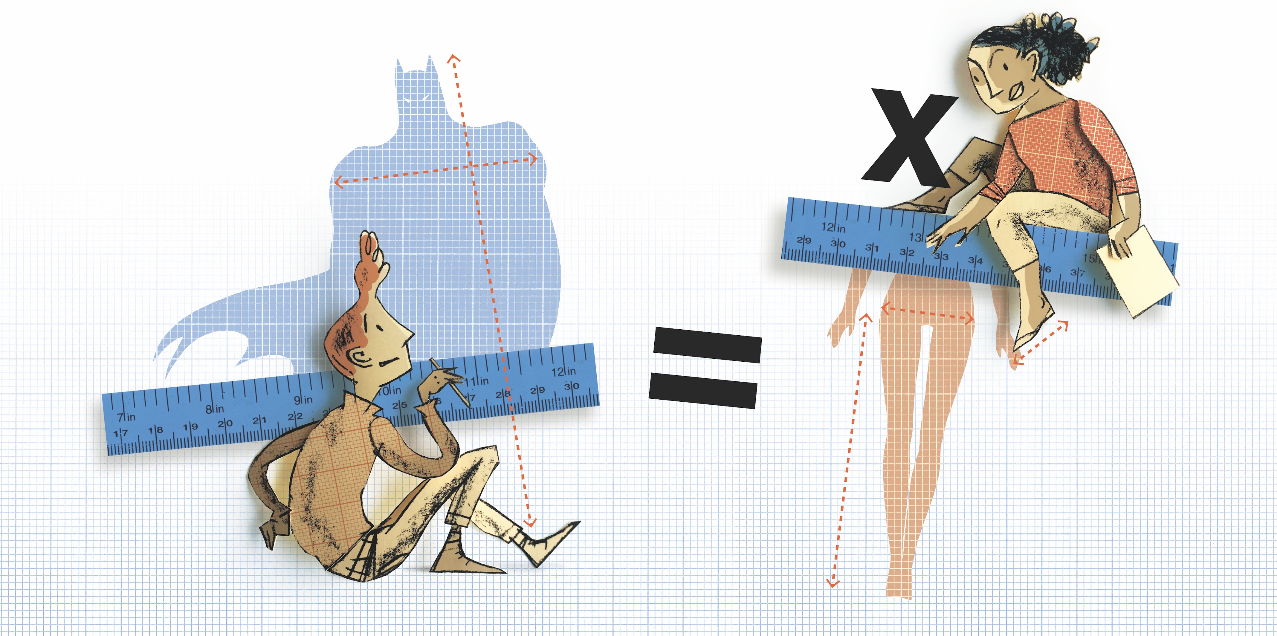 Measuring height to the top of the head is the most common and universally accepted method.