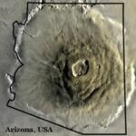Olympus Mons compared to Arizona