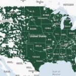 Mint Mobile coverage in the continental U.S. as of January 2025