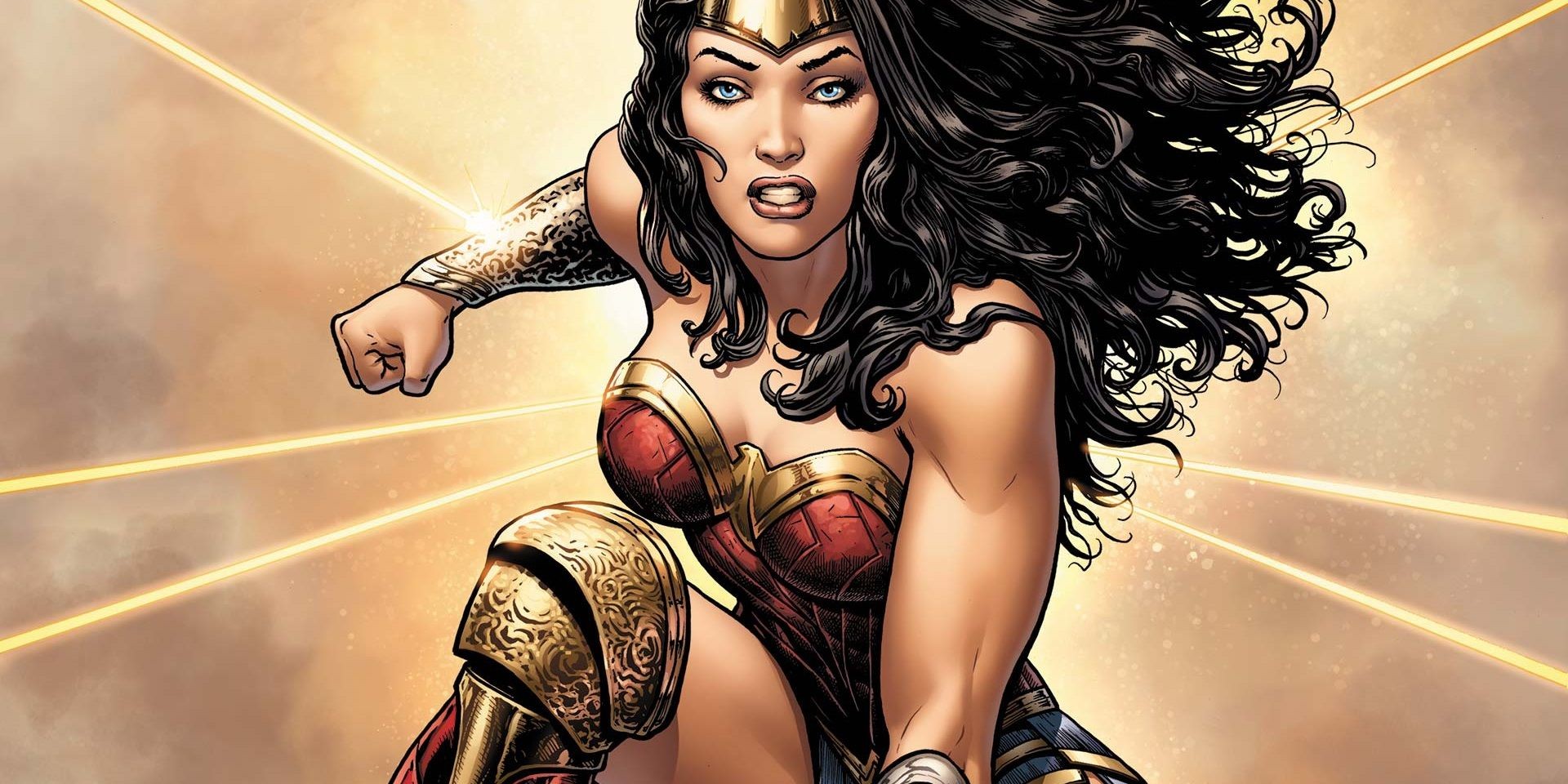 Wonder Woman facing forward