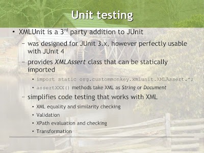 XMLUnit Features in Java